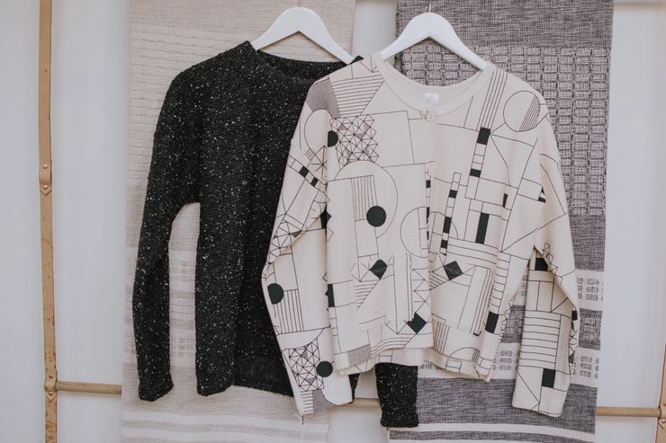 Model showcasing fashion