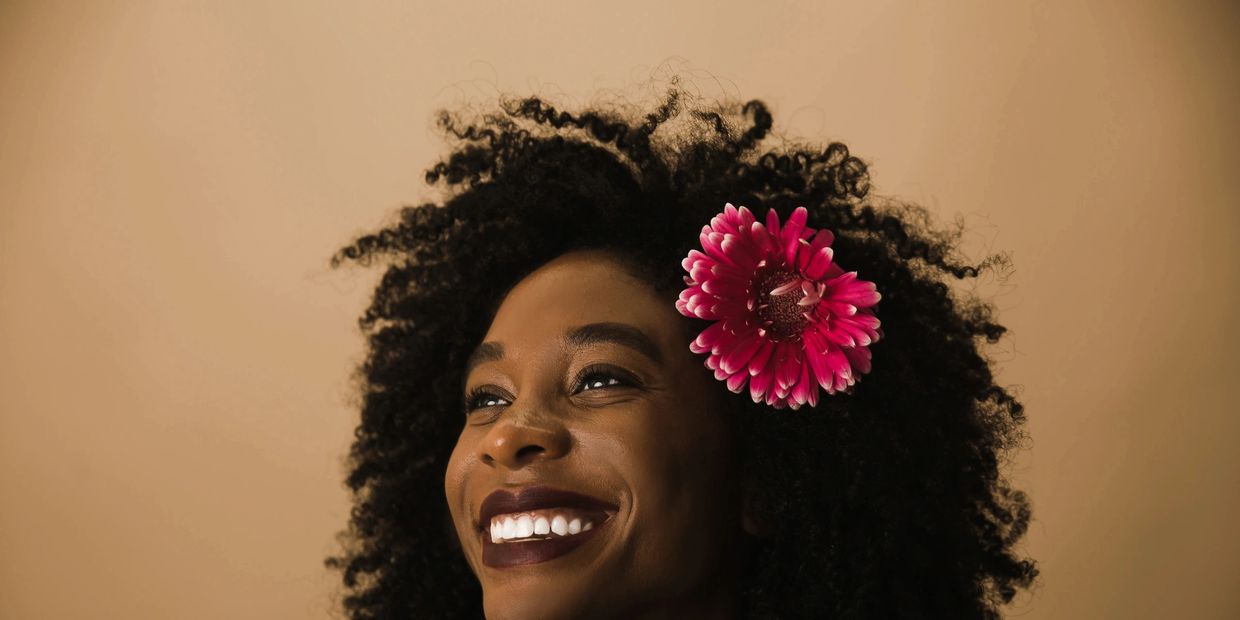 beautiful hair and smiles.