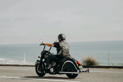 Motorcycle stored at Vanguard RV and Boat Storage