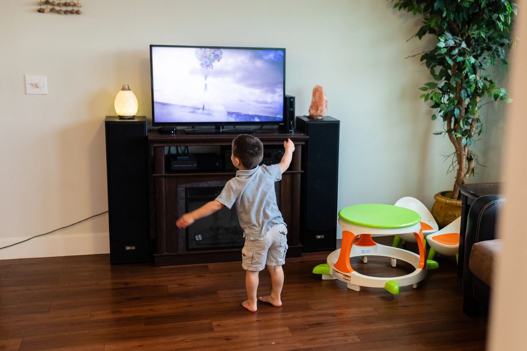 Please do not spray on your TV screen to clean it.