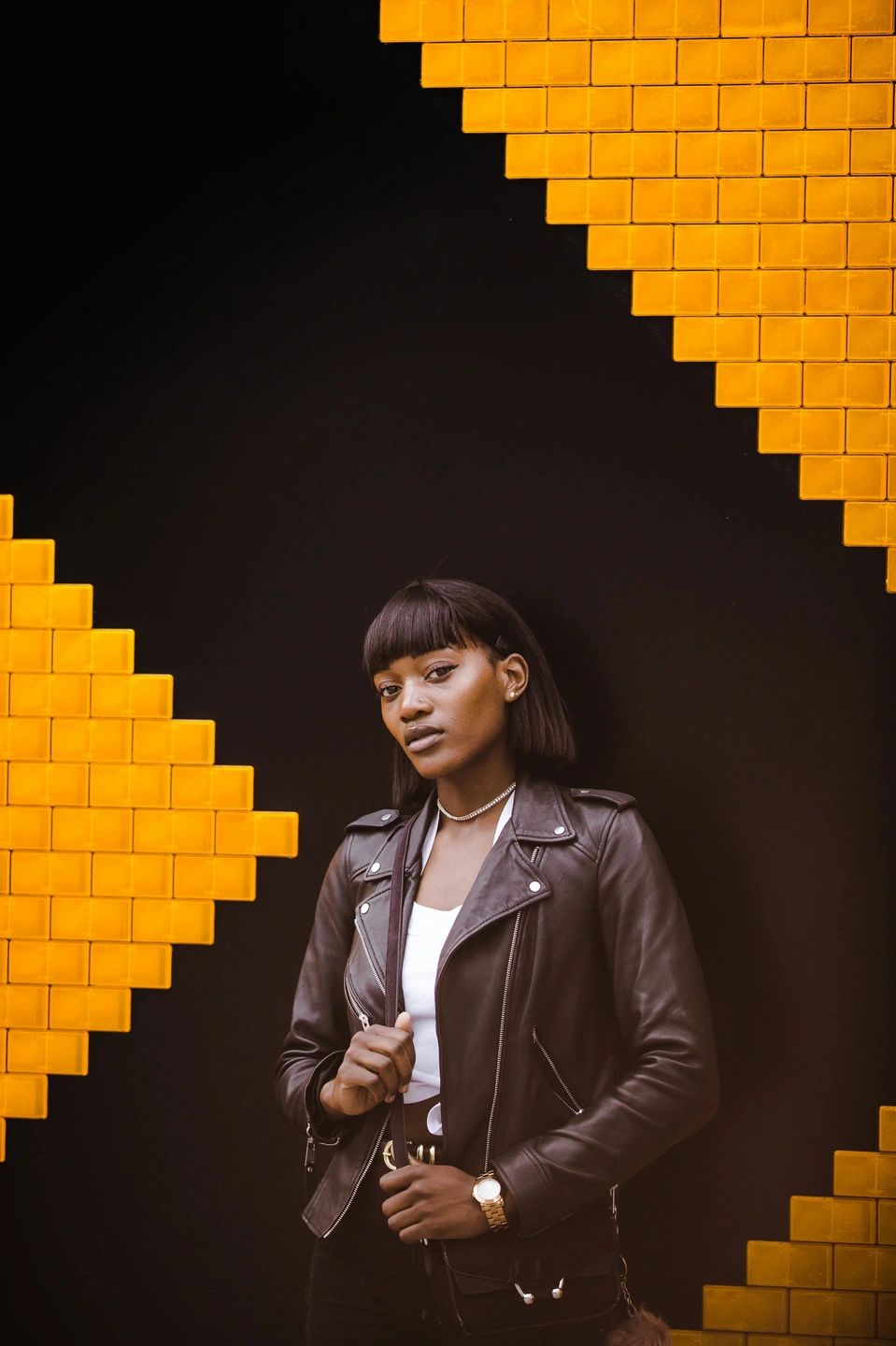Sustainable vegan shop leather jacket
