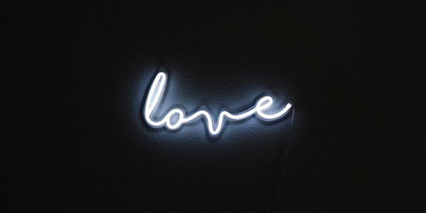neon sign - love