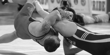 Wrestlers with neck and shoulder pain, sports injuries