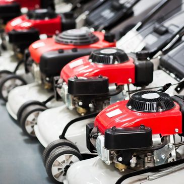 Commercial mower fleet ready for hire 