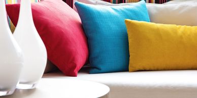 outdoor cushions Dubai by Edge and Curve