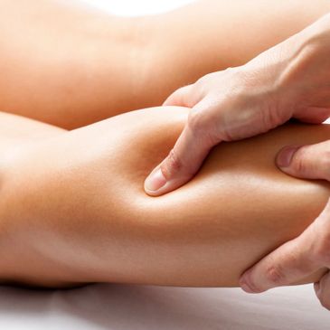 Deep tissue massage, Calf muscle pain, Foot pain, muscle stretching, muscle relaxation.