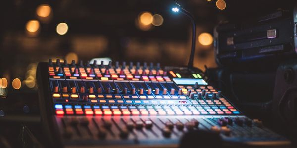 Mixing desk music production live music sound design recording