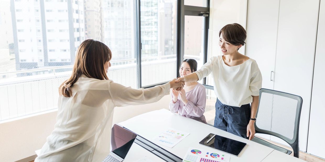 Connecting two parties together in the hopes of a fruitful partnership