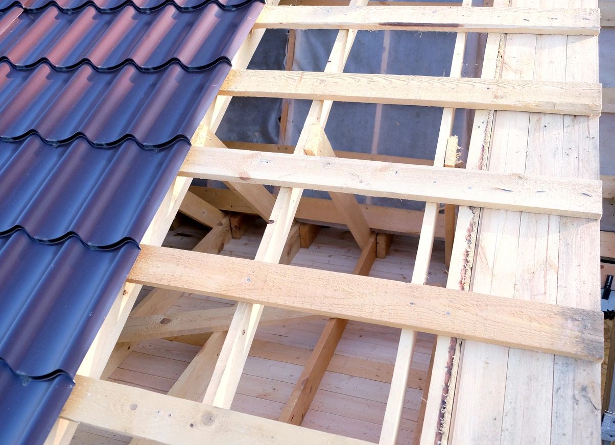 Inspect and maintain roof support structures for stability.