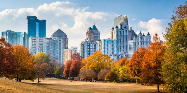 The skyline of Atlanta, GA