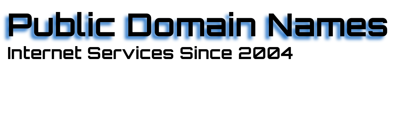 Public Domain Names