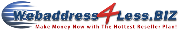 WEBADDRESS4LESS.BIZ Reseller Business Plans