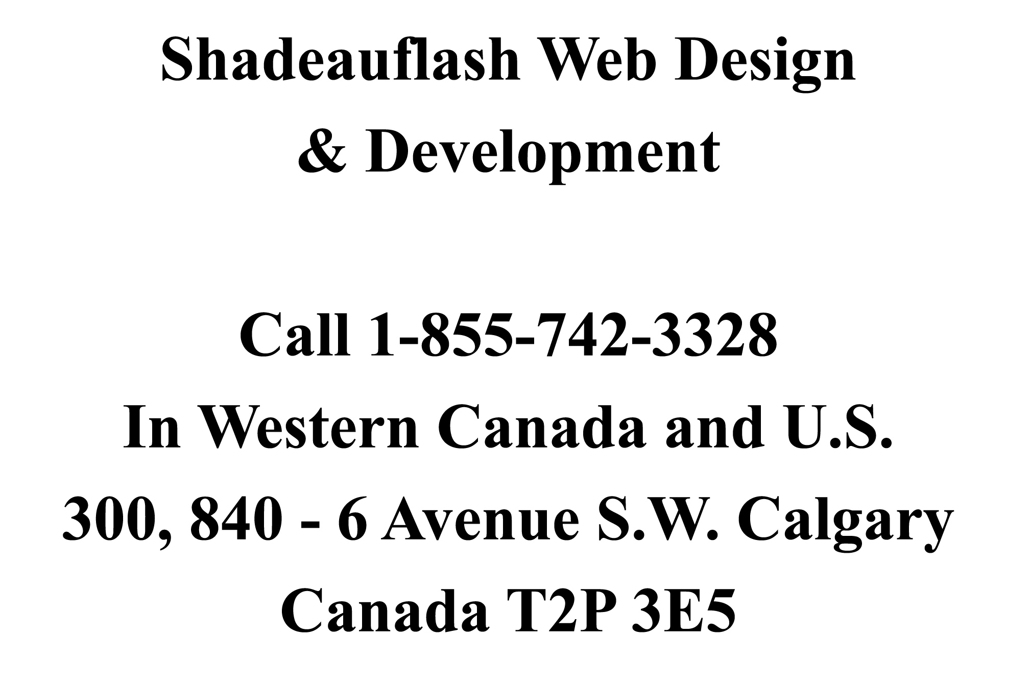 Shadeauflash Web Design Agency