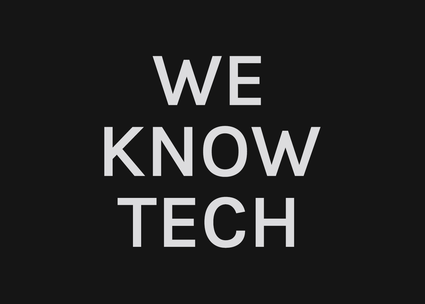 We Know Tech Ltd