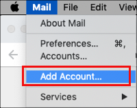 go daddy email set up for mac mail