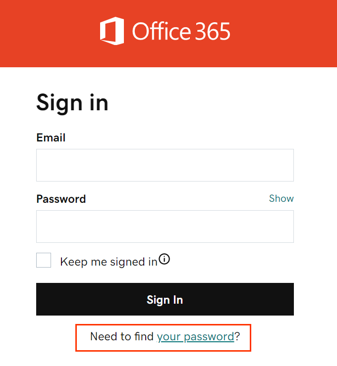 How do i find my microsoft account email and password