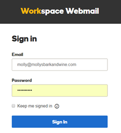 workspace webmail login