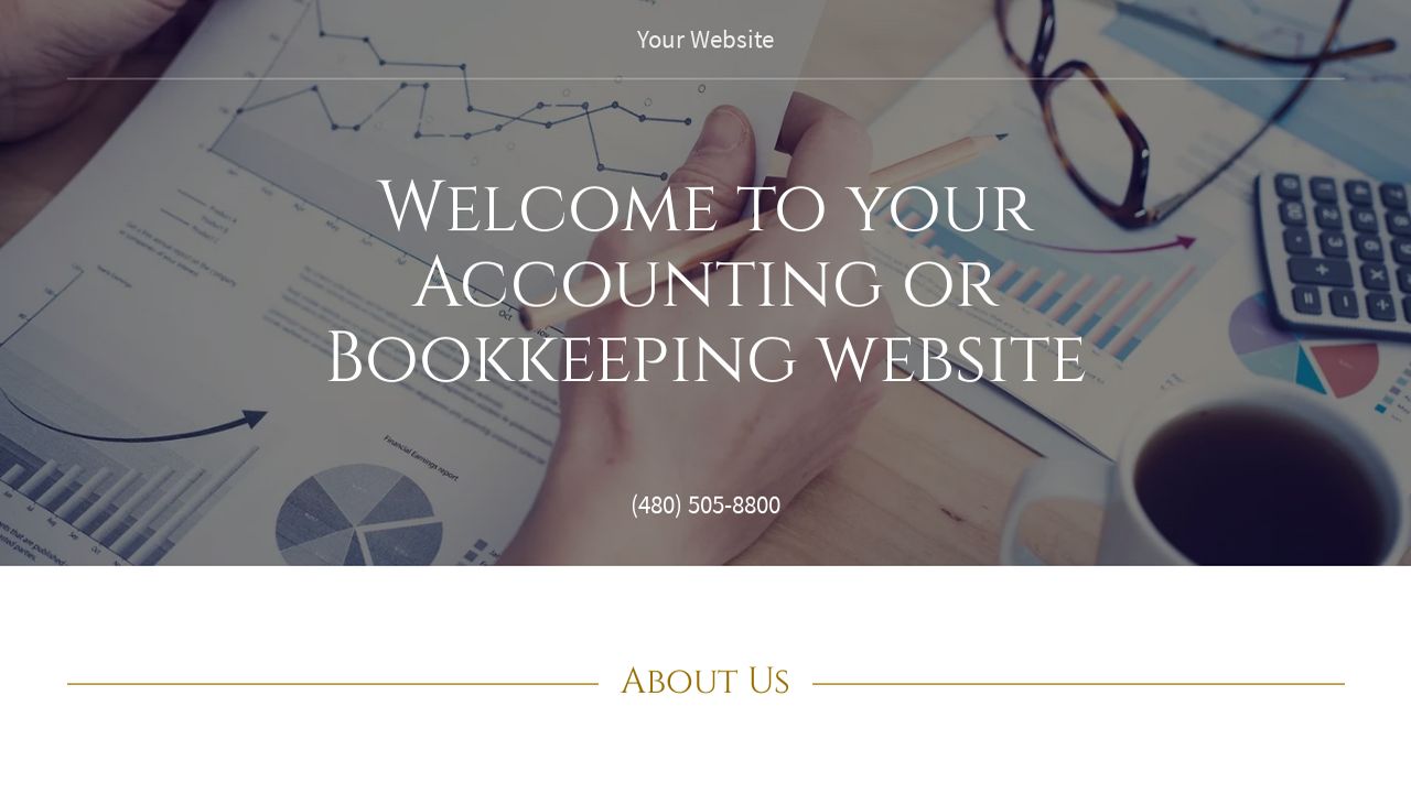 accounting or bookkeeping website templates godaddy