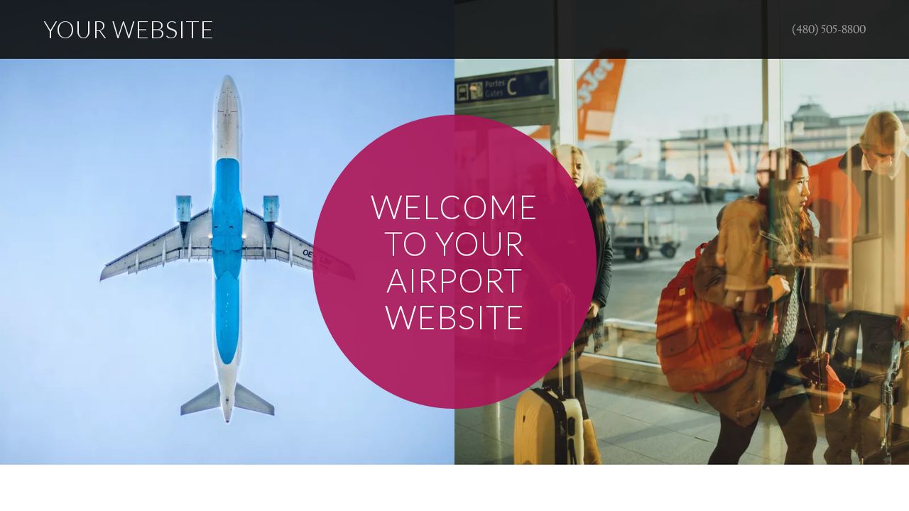 Airport Website Templates GoDaddy