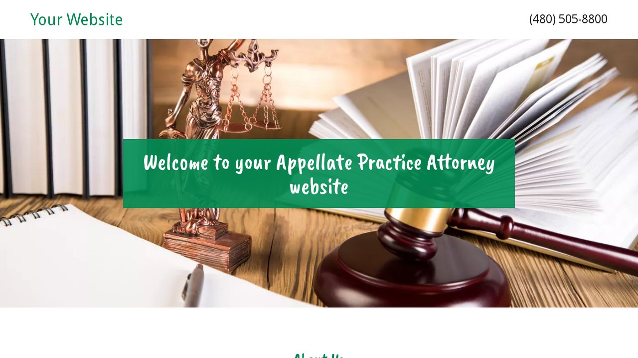 Appellate Practice Attorney Website Templates | GoDaddy