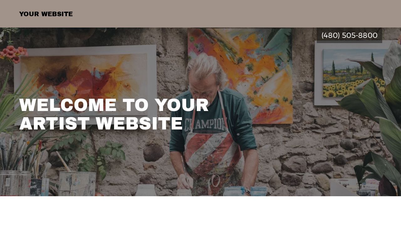 Artist Painter Website Templates