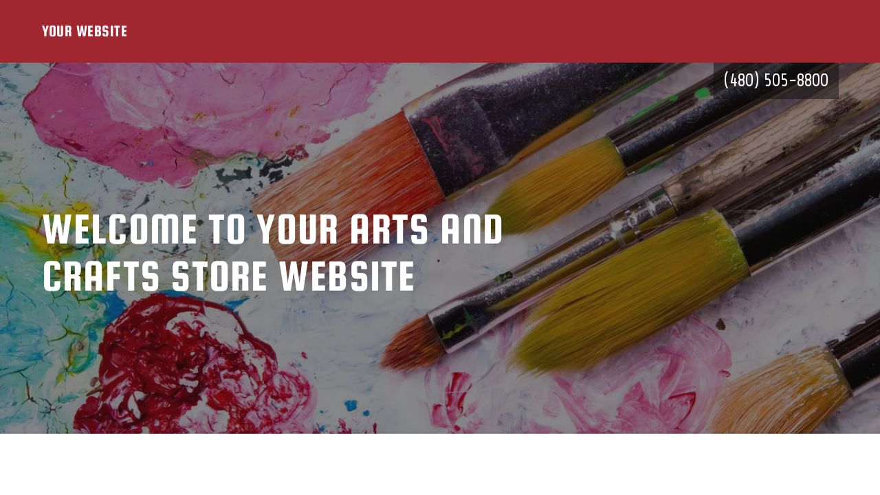 Arts and Crafts Store Website Templates | GoDaddy