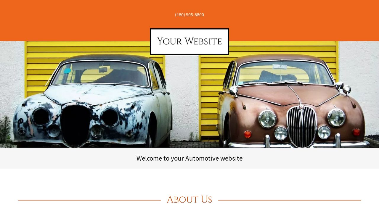 Example 16 Automotive Website Template GoDaddy