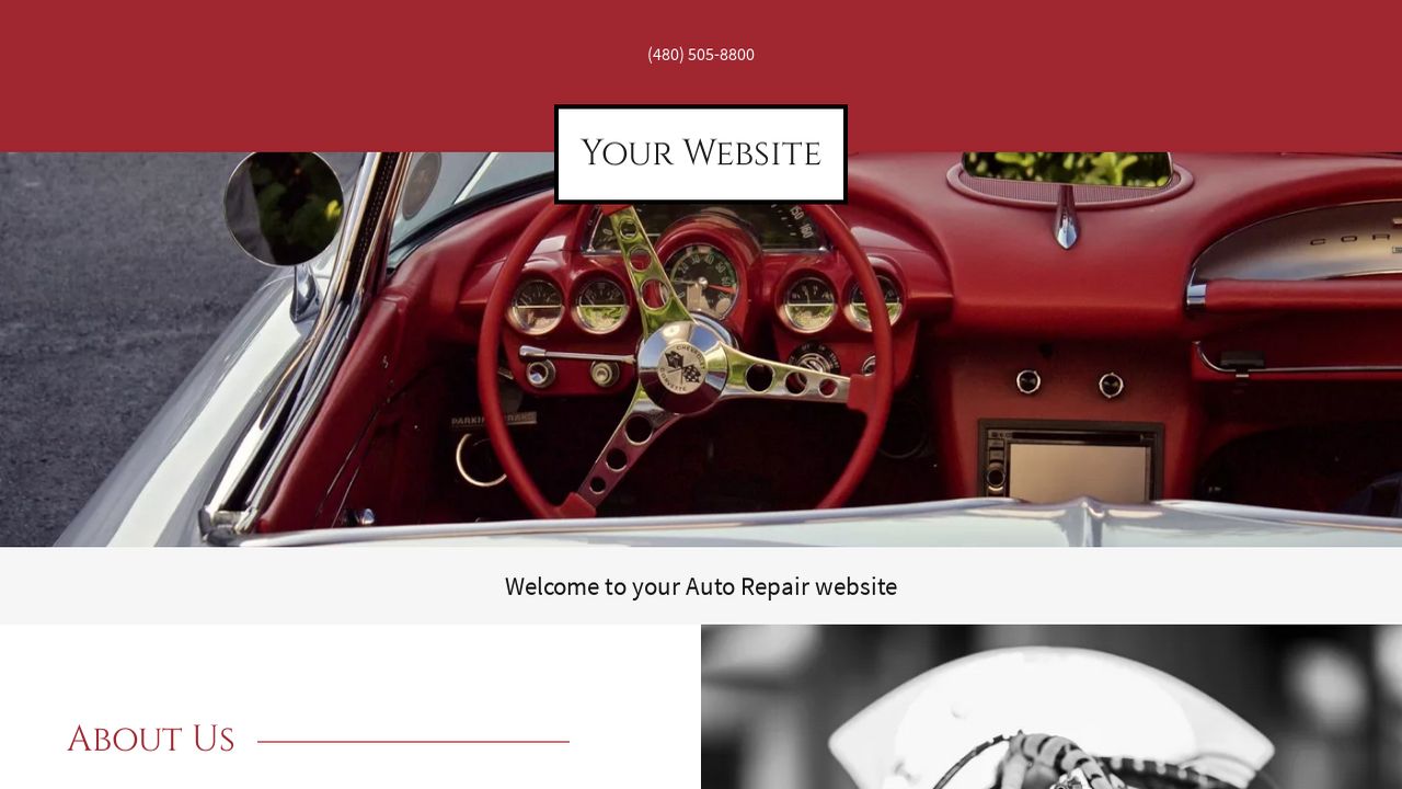 auto repair website templates