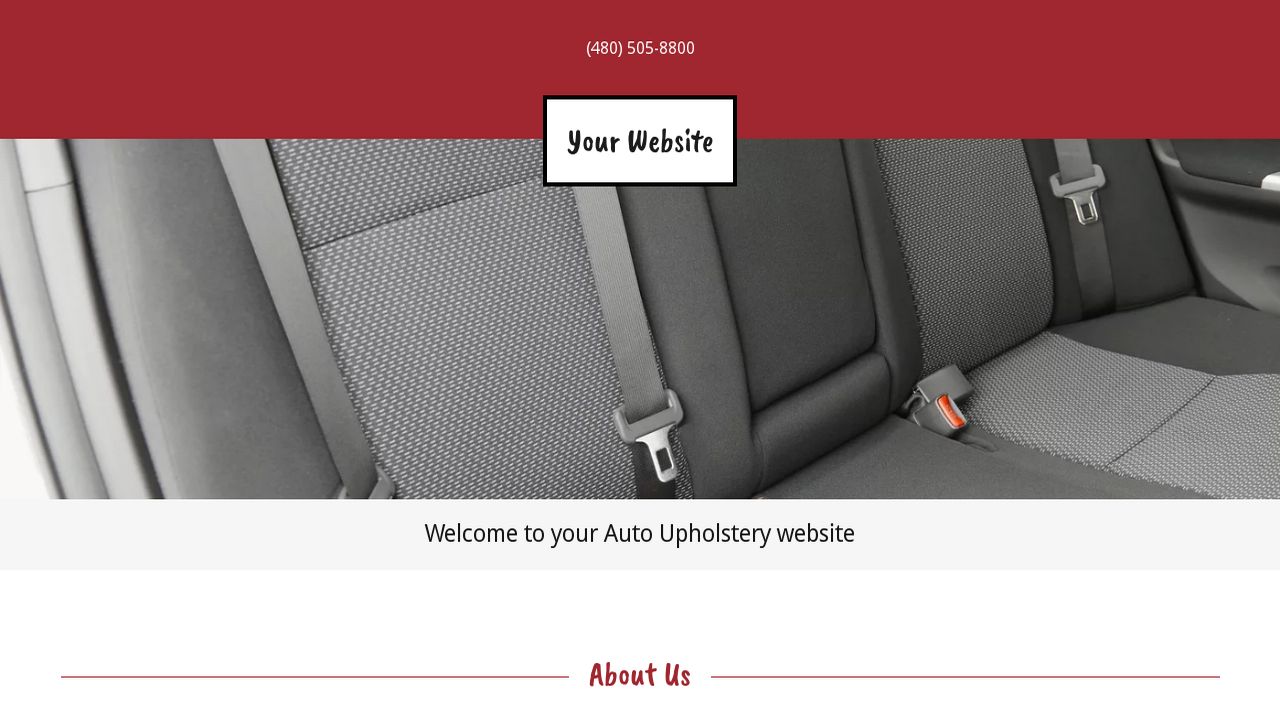Auto Upholstery Website Templates GoDaddy