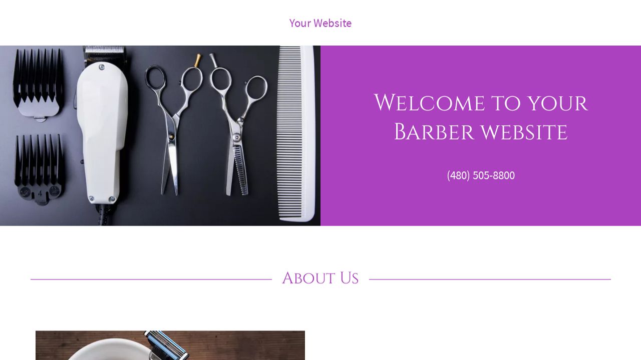 Example 10 Barber Website Template | GoDaddy - 1280 x 720 jpeg 59kB