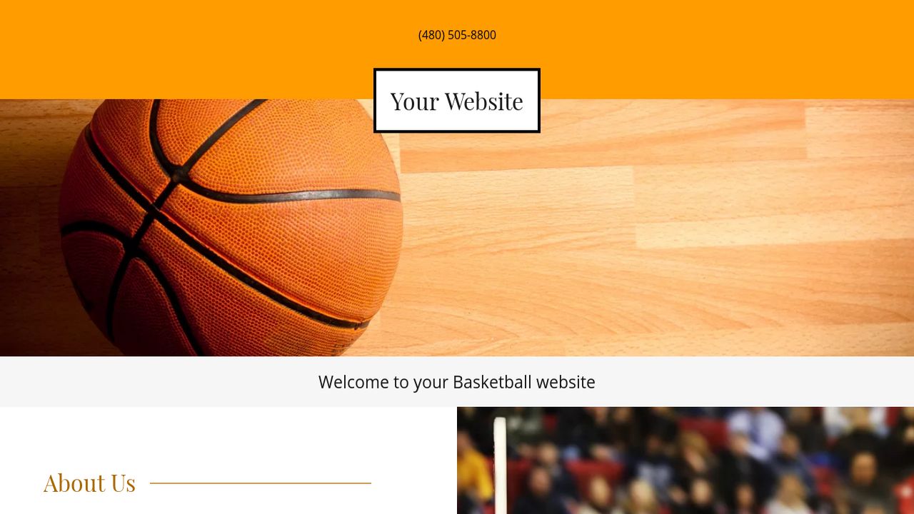 Example 10 Basketball Website Template | GoDaddy - 1280 x 720 jpeg 96kB