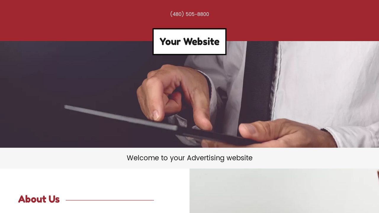 Online Advertising Website Templates Free Download