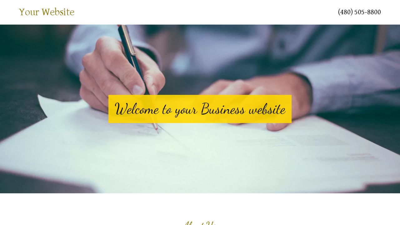 create a website for my business