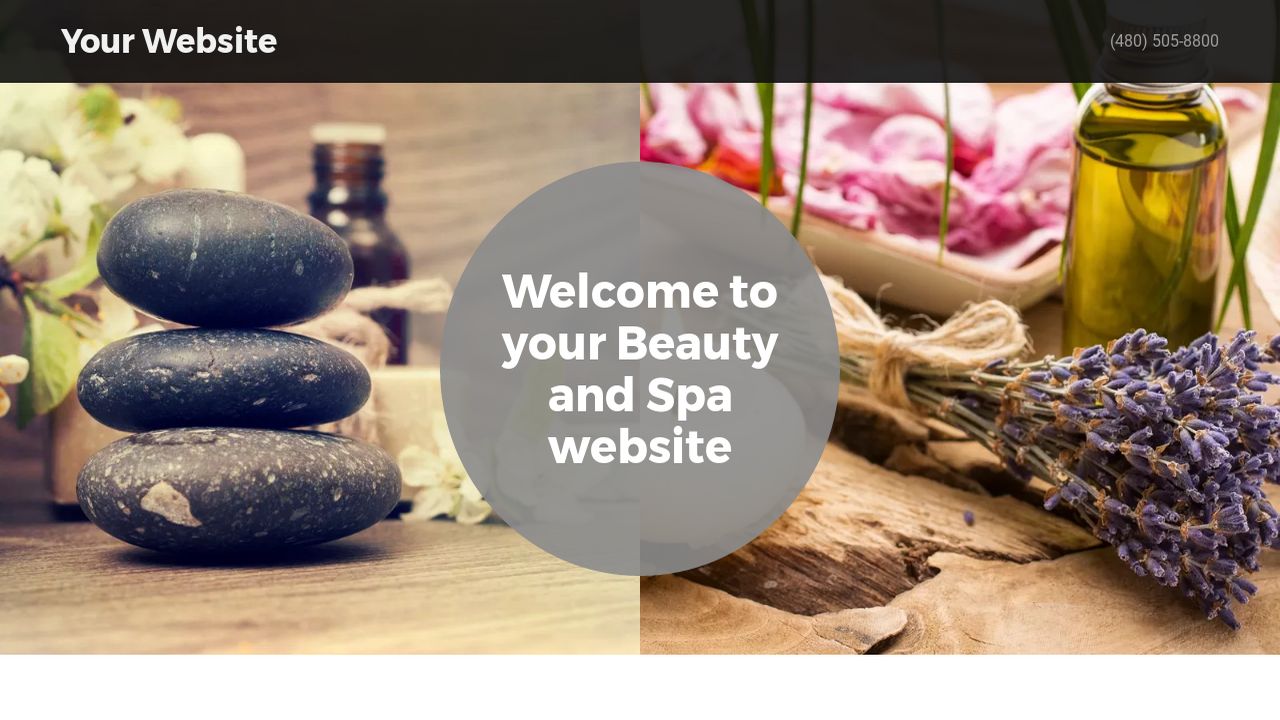 Beauty and Spa Website: Example 15