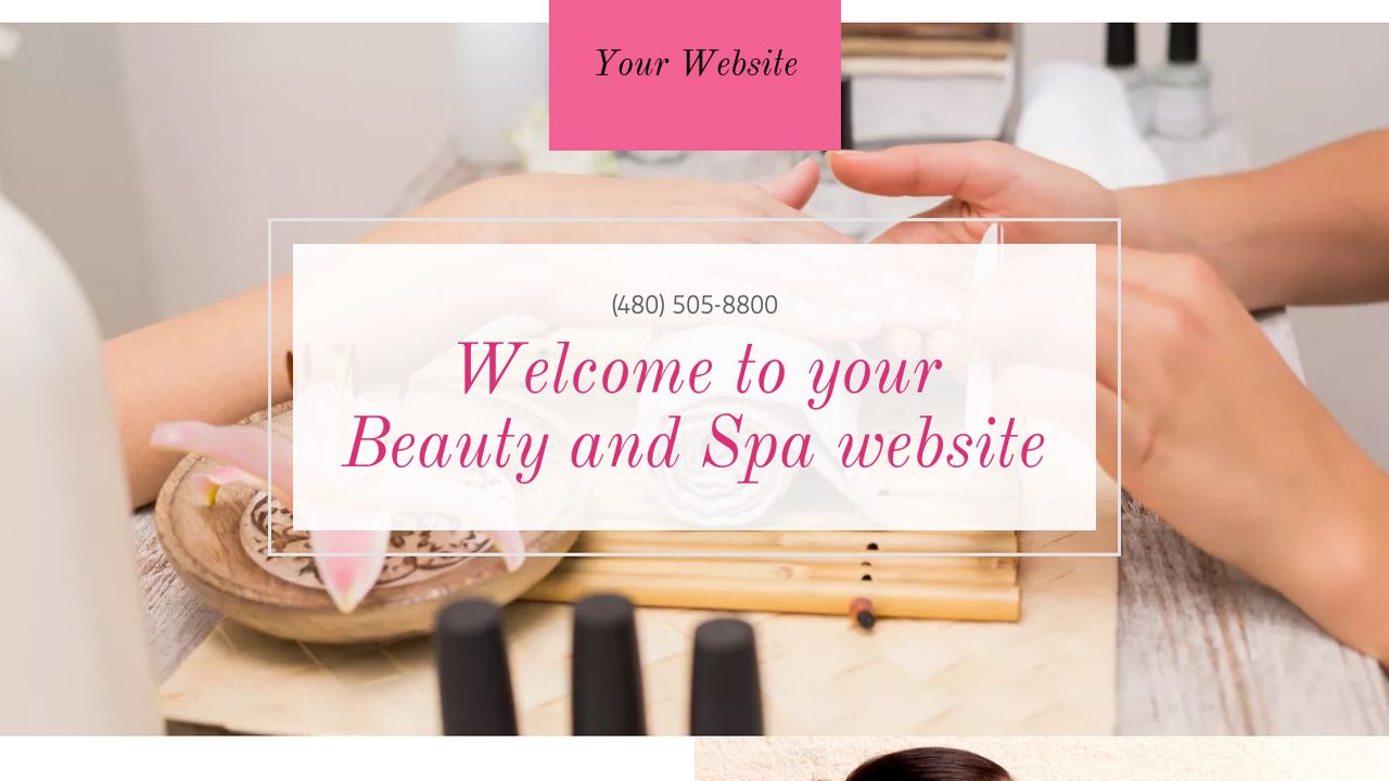Beauty and Spa Website: Example 2