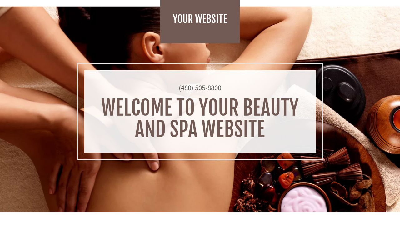 Beauty and Spa Website: Example 9