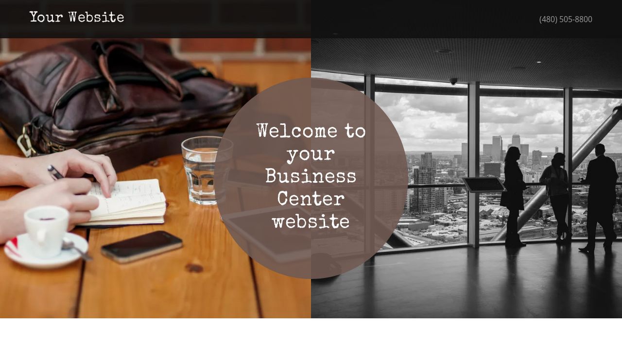 Business Center Website: Example 13