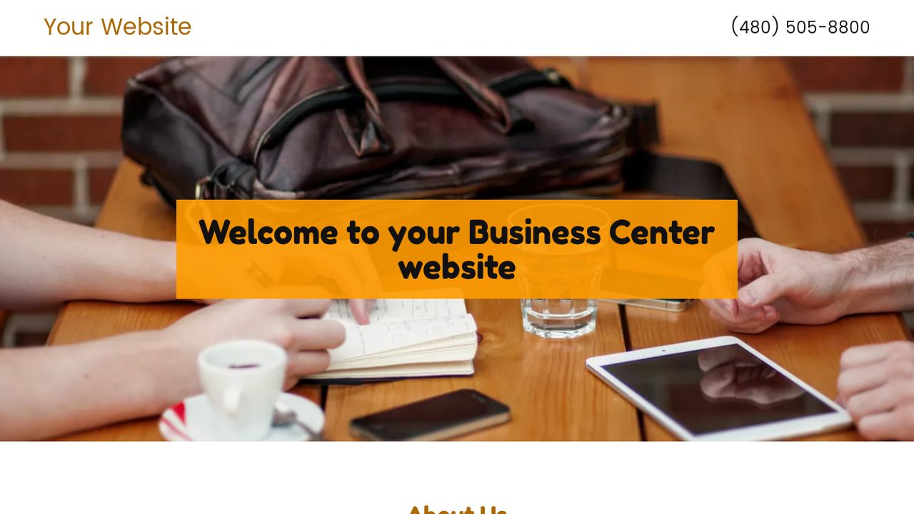 Business Center Website: Example 17
