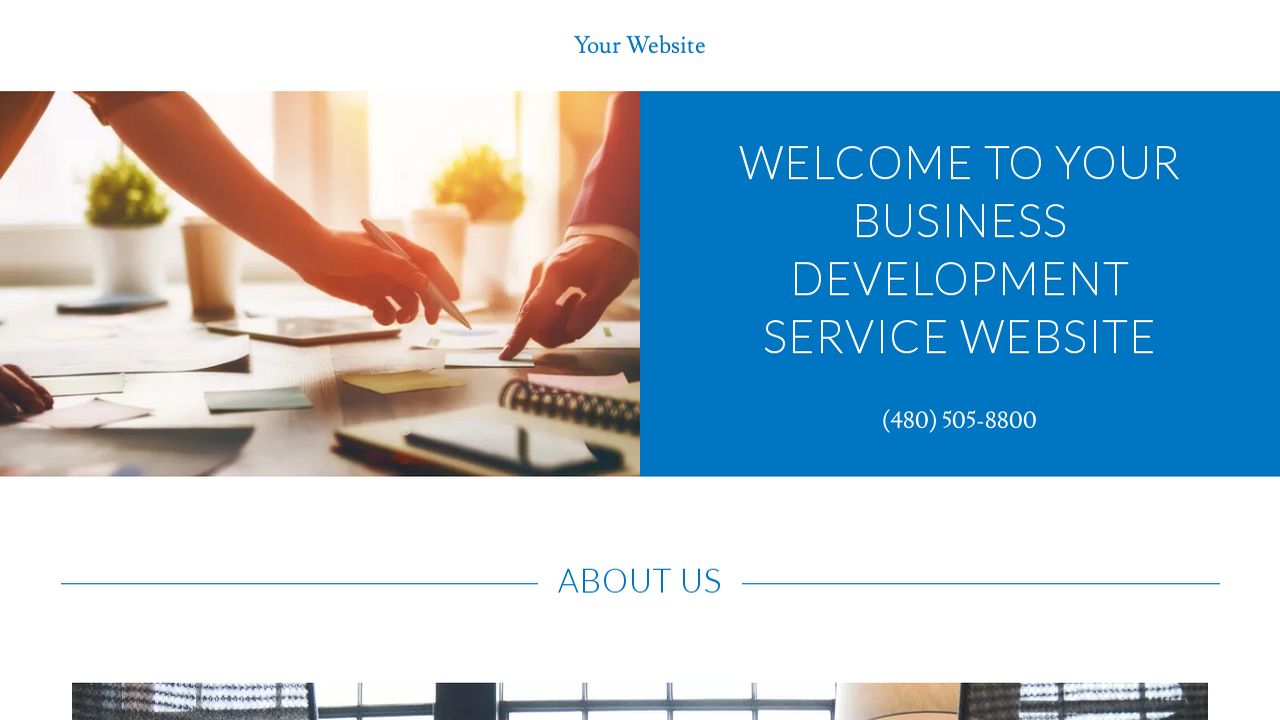 Business Development Service Website Templates GoDaddy