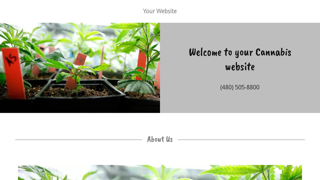 Cannabis Website Templates GoDaddy