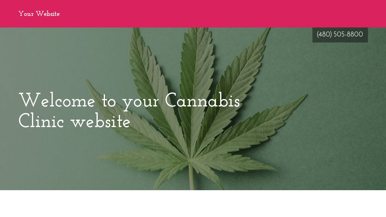 Cannabis Website Template