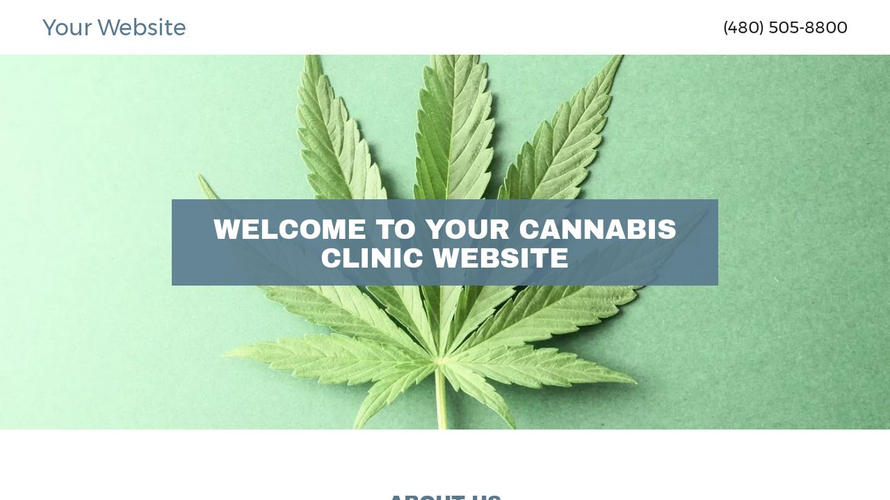 Example 14 Cannabis Clinic Website Template | GoDaddy - 1280 x 720 jpeg 98kB