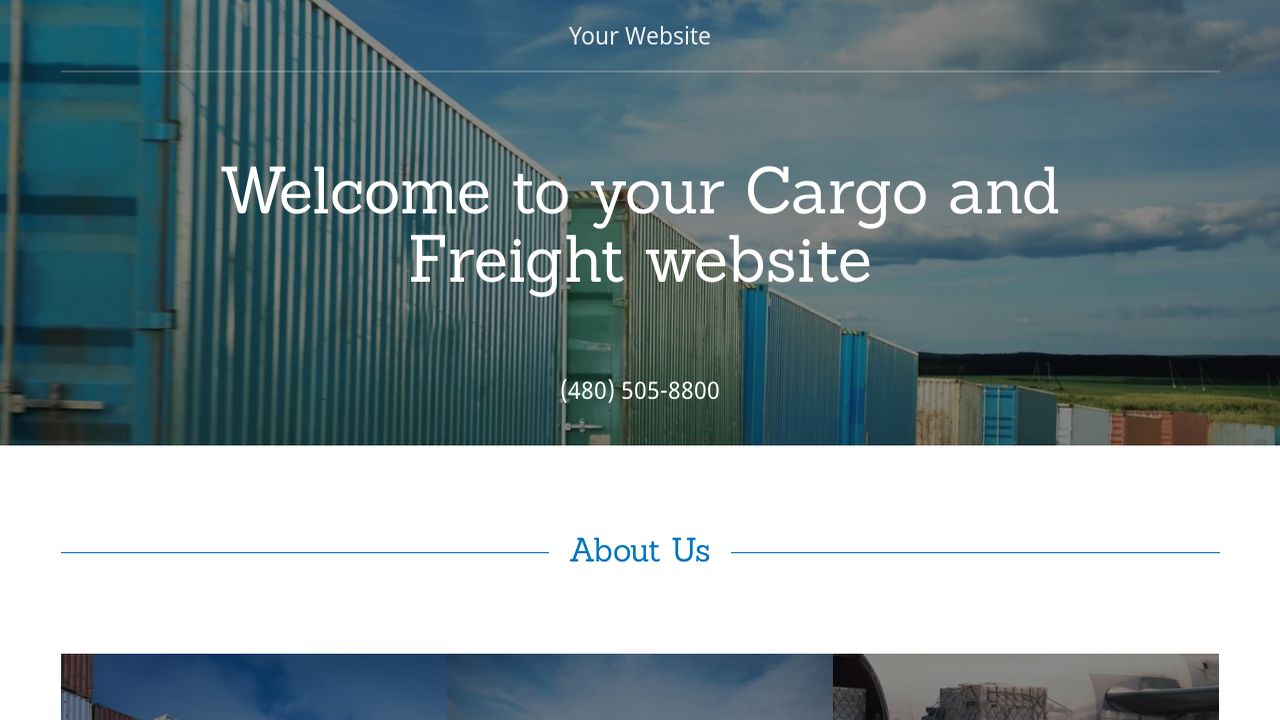 Cargo Website Templates From Themeforest
