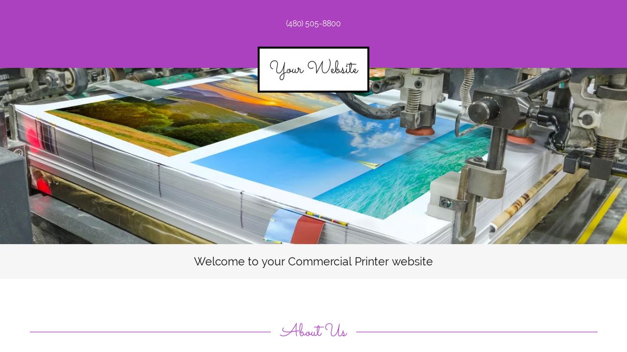 Commercial Printer Website Templates | GoDaddy