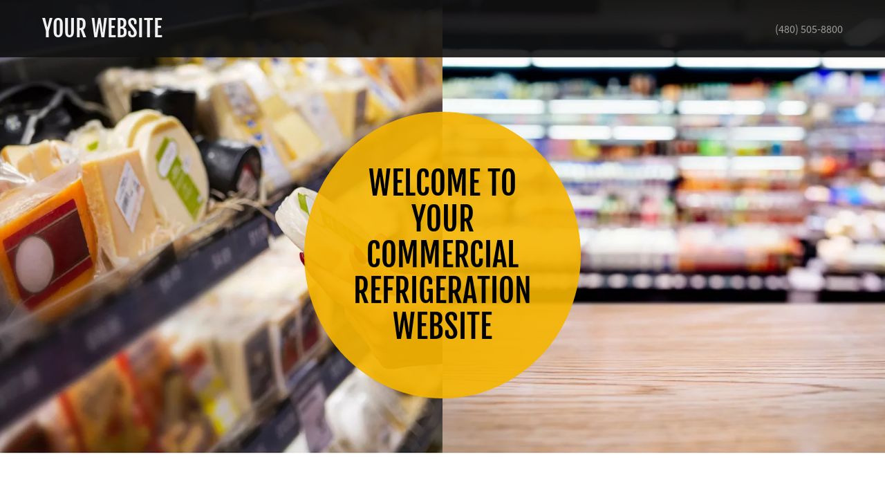 Commercial Refrigeration site Templates GoDaddy