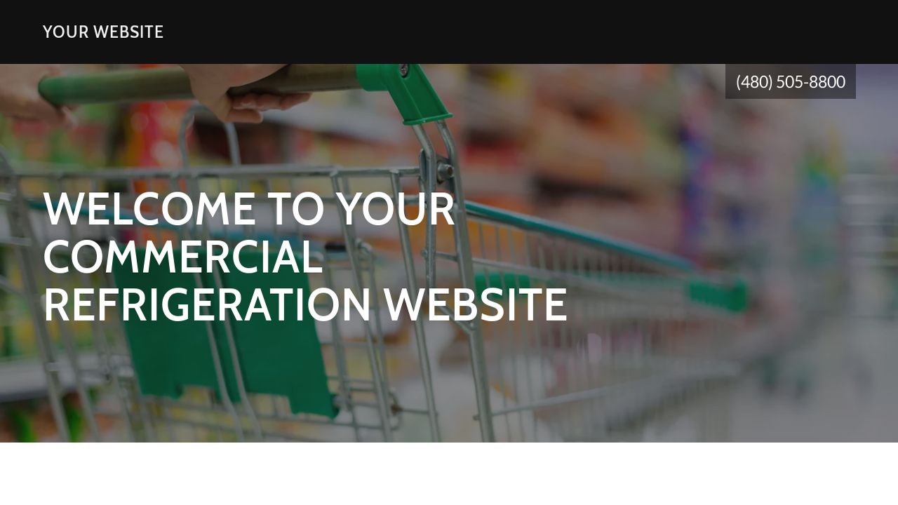 Commercial Refrigeration site Templates GoDaddy