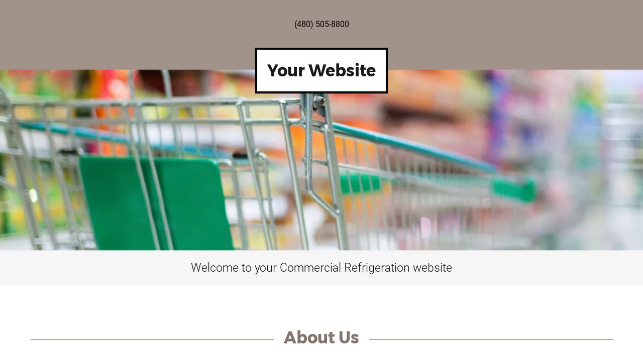 Commercial Refrigeration site Templates GoDaddy