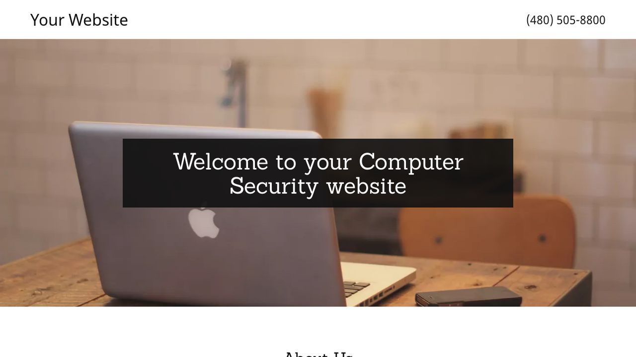 Example 5 Computer Security Website Template | GoDaddy - 1280 x 720 jpeg 53kB