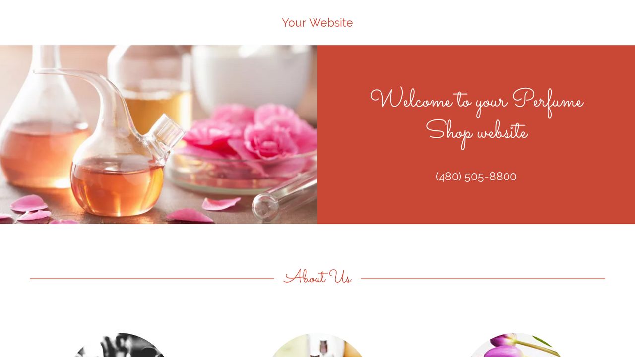 Perfume Shop Website Templates | GoDaddy