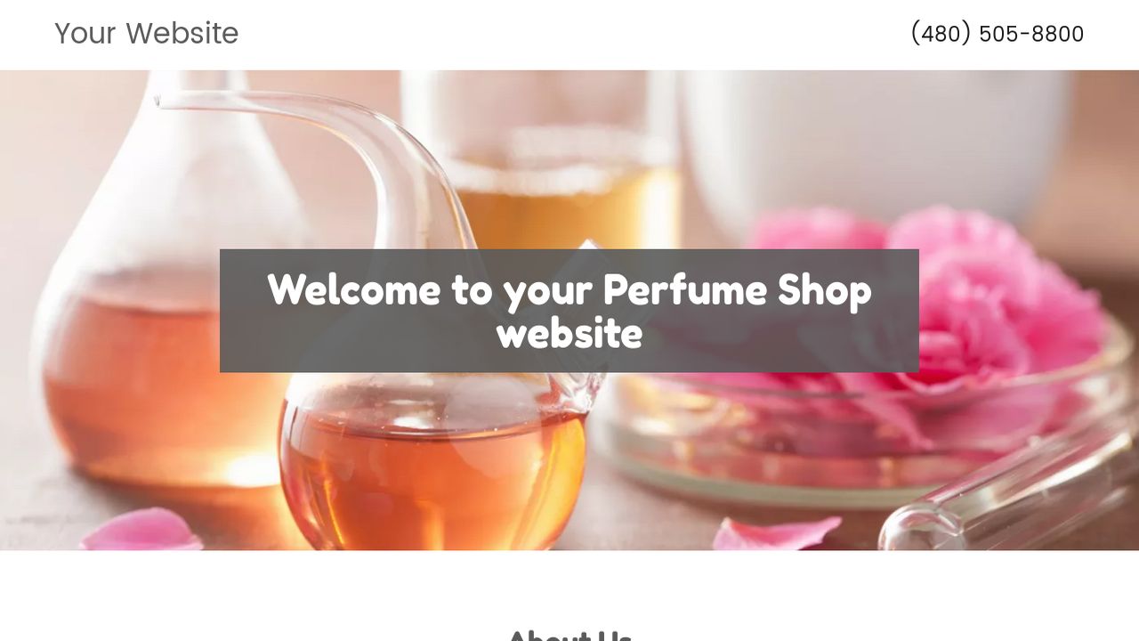 Perfume Shop Website Templates | GoDaddy